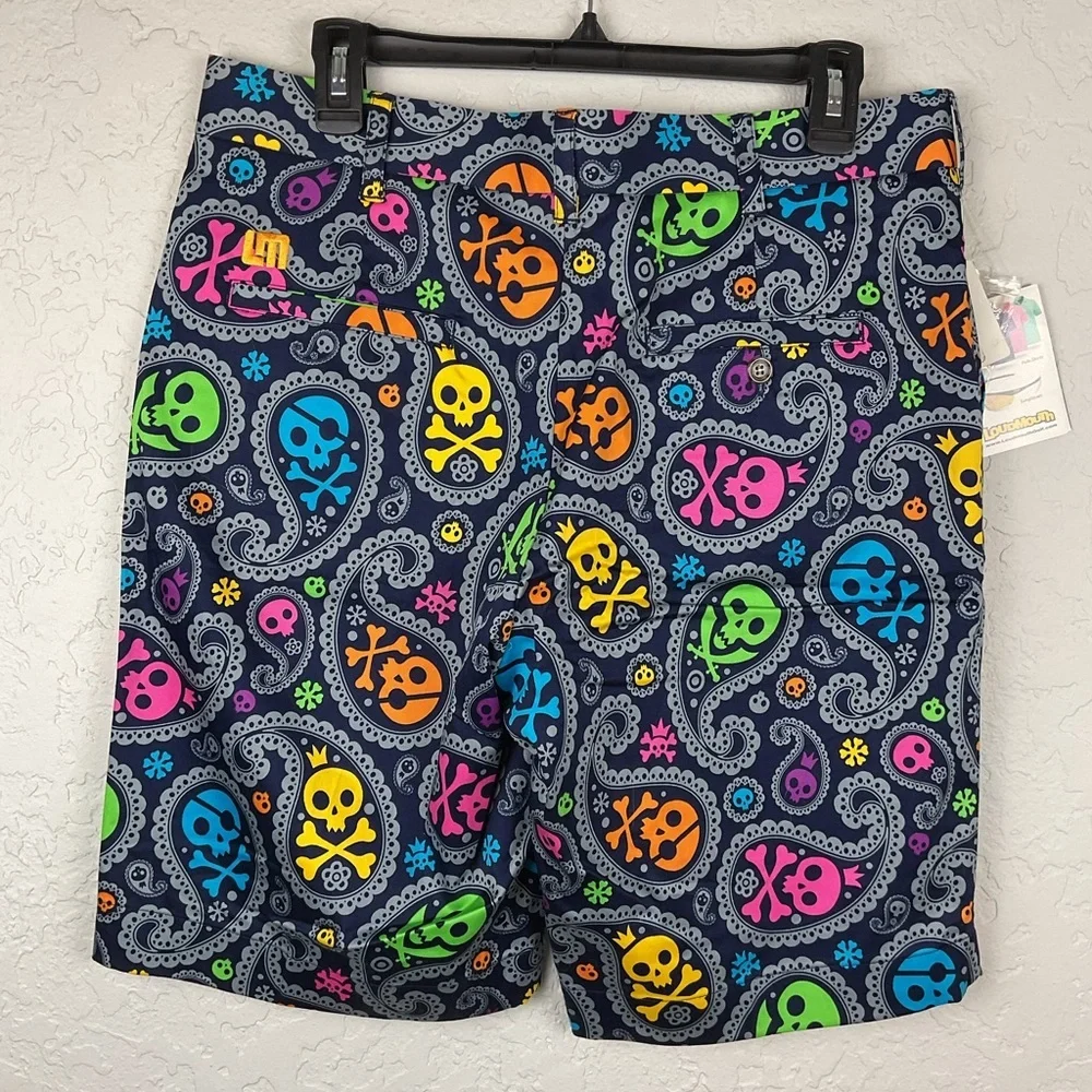 Men’s Loudmouth Jolly Roger Golf Shorts 32W